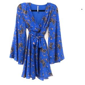 Free People flowly wide sleeve dress